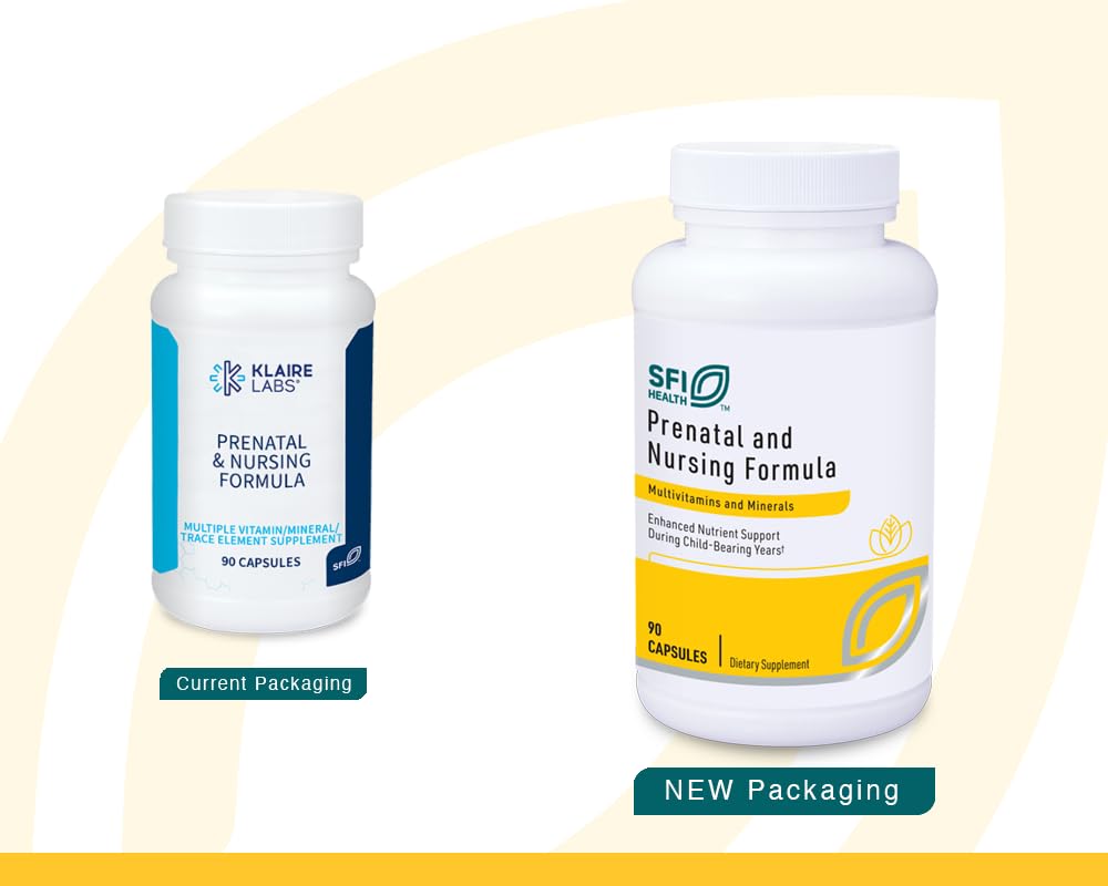 SFI Health Prenatal Vitamins bottle with label