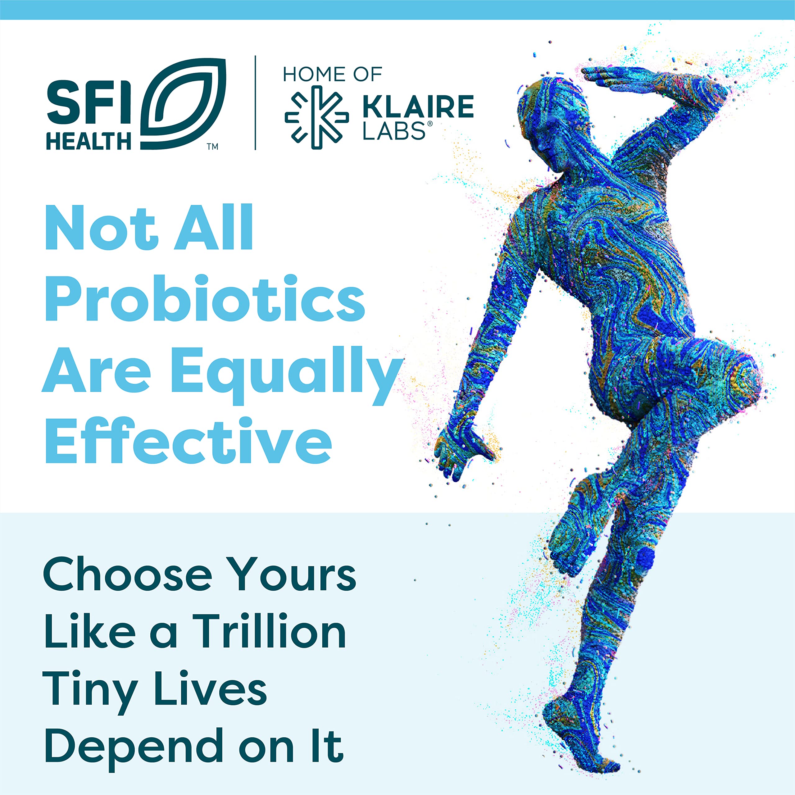 SFI Health Probiotic Capsules back view with supplement facts