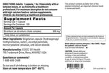 SFI Health Strontium Citrate 300mg vegetarian capsules label close-up