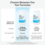 SFI Health Ther-Biotic InterFase multi-enzyme supplement on a wooden table
