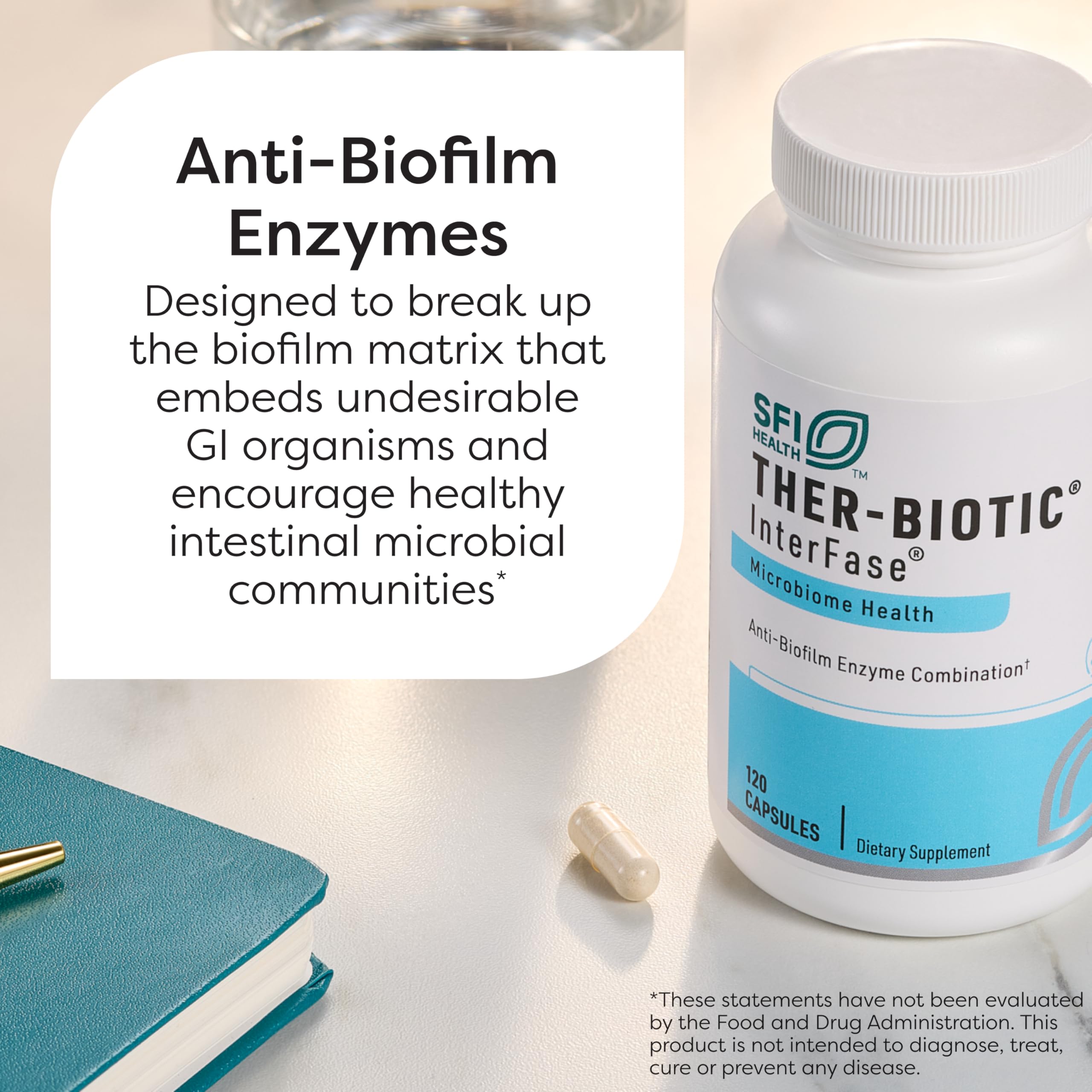 SFI Health Ther-Biotic InterFase packaging side view