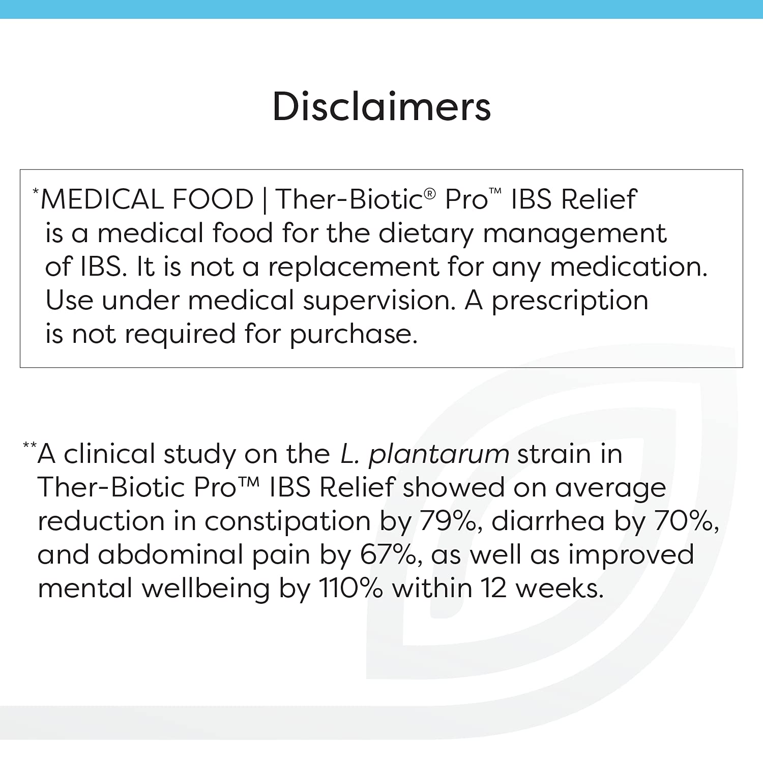 SFI Health Ther-Biotic Pro IBS Relief capsule bottle with natural background