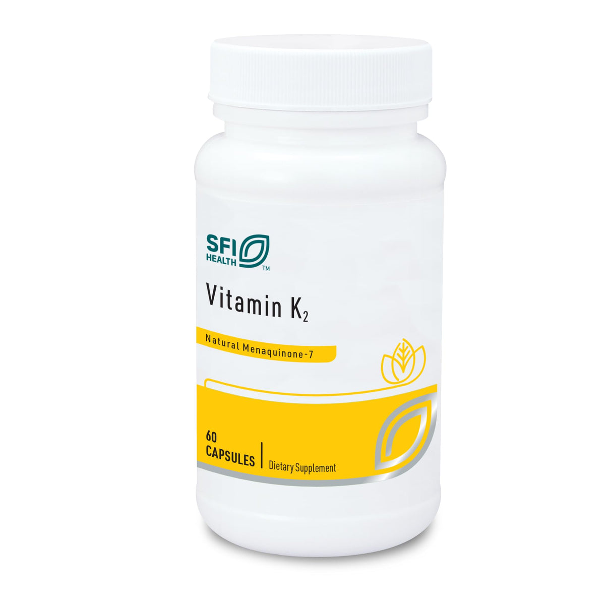 SFI Health Vitamin K2 Menaquinone-7 MK-7 5g supplement front view