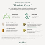 Shaklee 7-Day Healthy Cleanse with supplements displayed