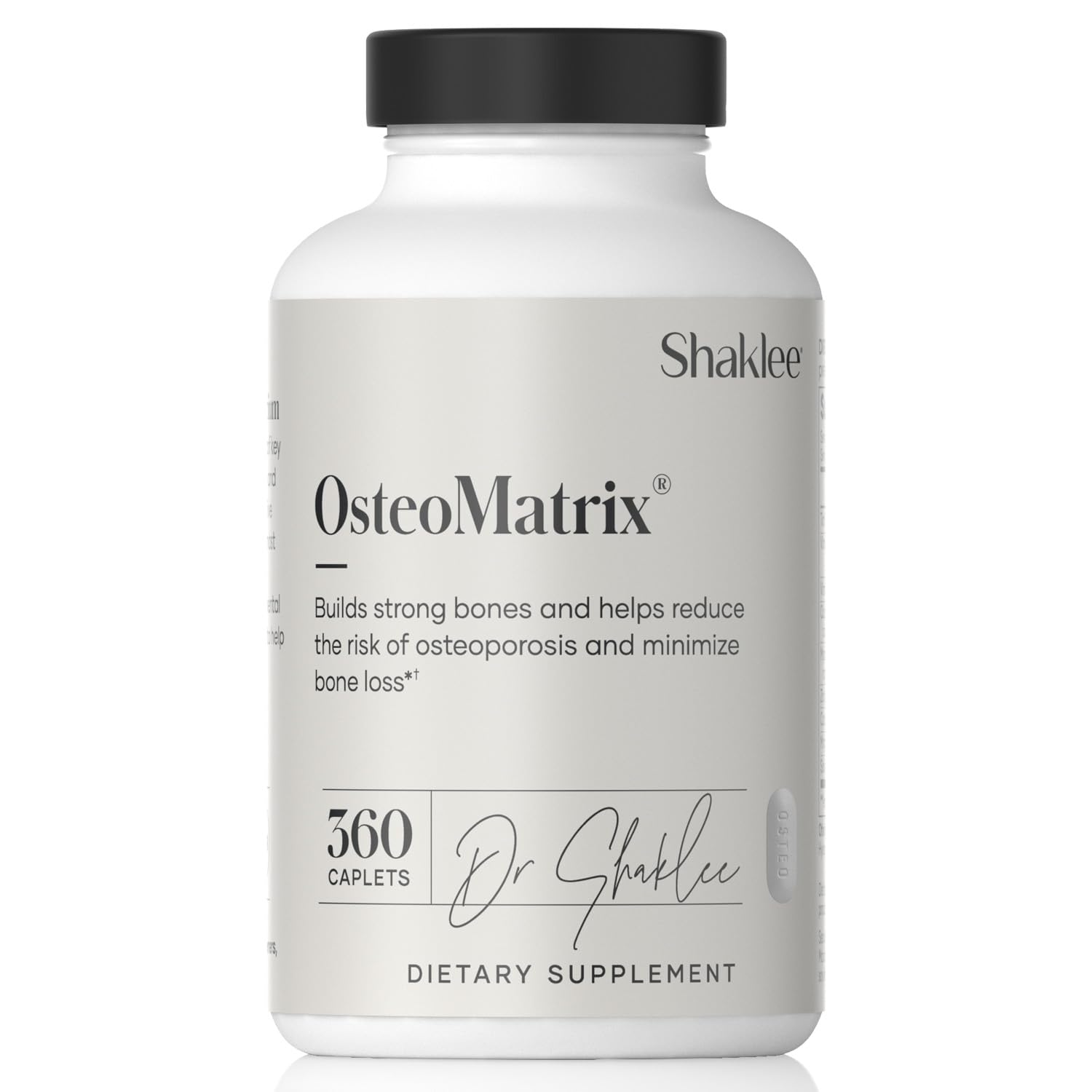 Shaklee Calcium Supplement 1300mg front view with packaging