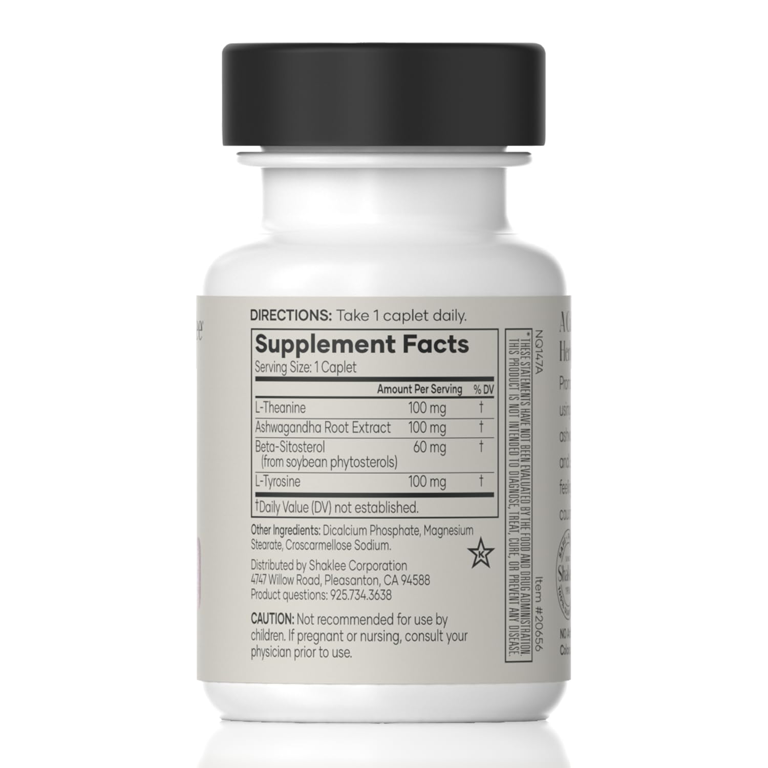 Shaklee Calming Blend Supplement caplet close-up