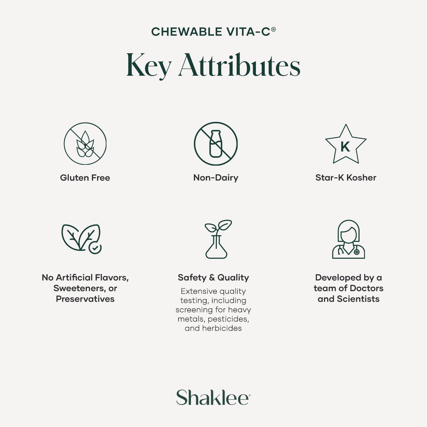 Shaklee Chewable Vita-C Multivitamin 250mg lemon flavour on kitchen counter