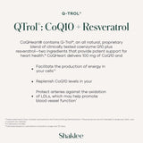 Shaklee CoQHeart with Q-Trol softgels on a table