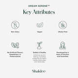 Shaklee Dream Serene Softgels on a wooden table