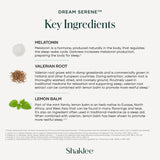 Shaklee Dream Serene Softgels with a glass of water