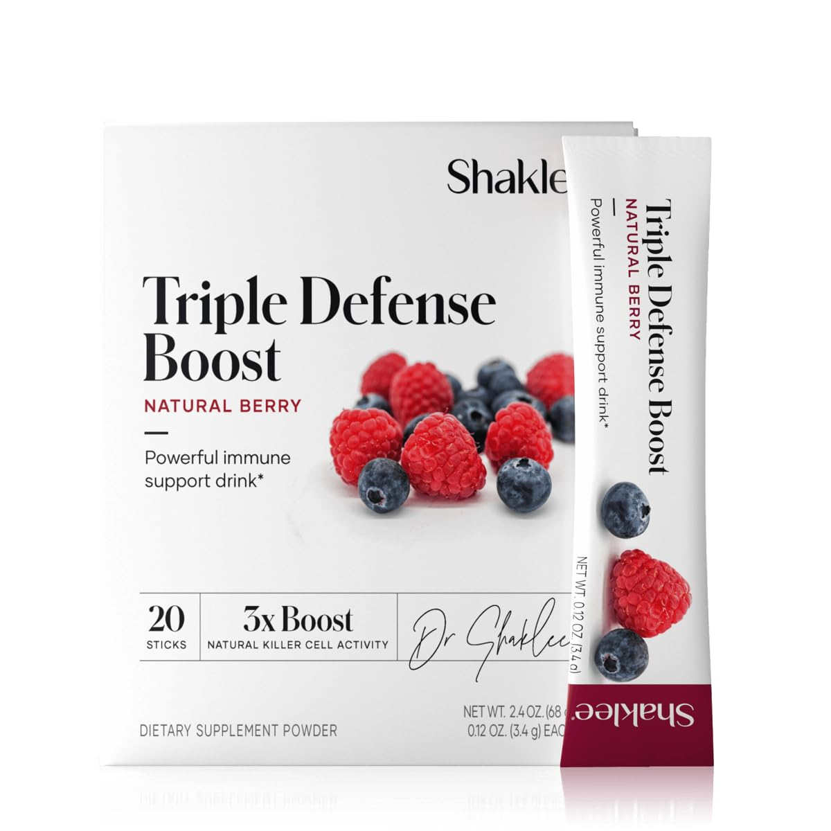 Shaklee Triple Defense support package front view