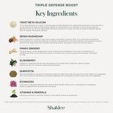 Shaklee Triple Defense support product label close-up