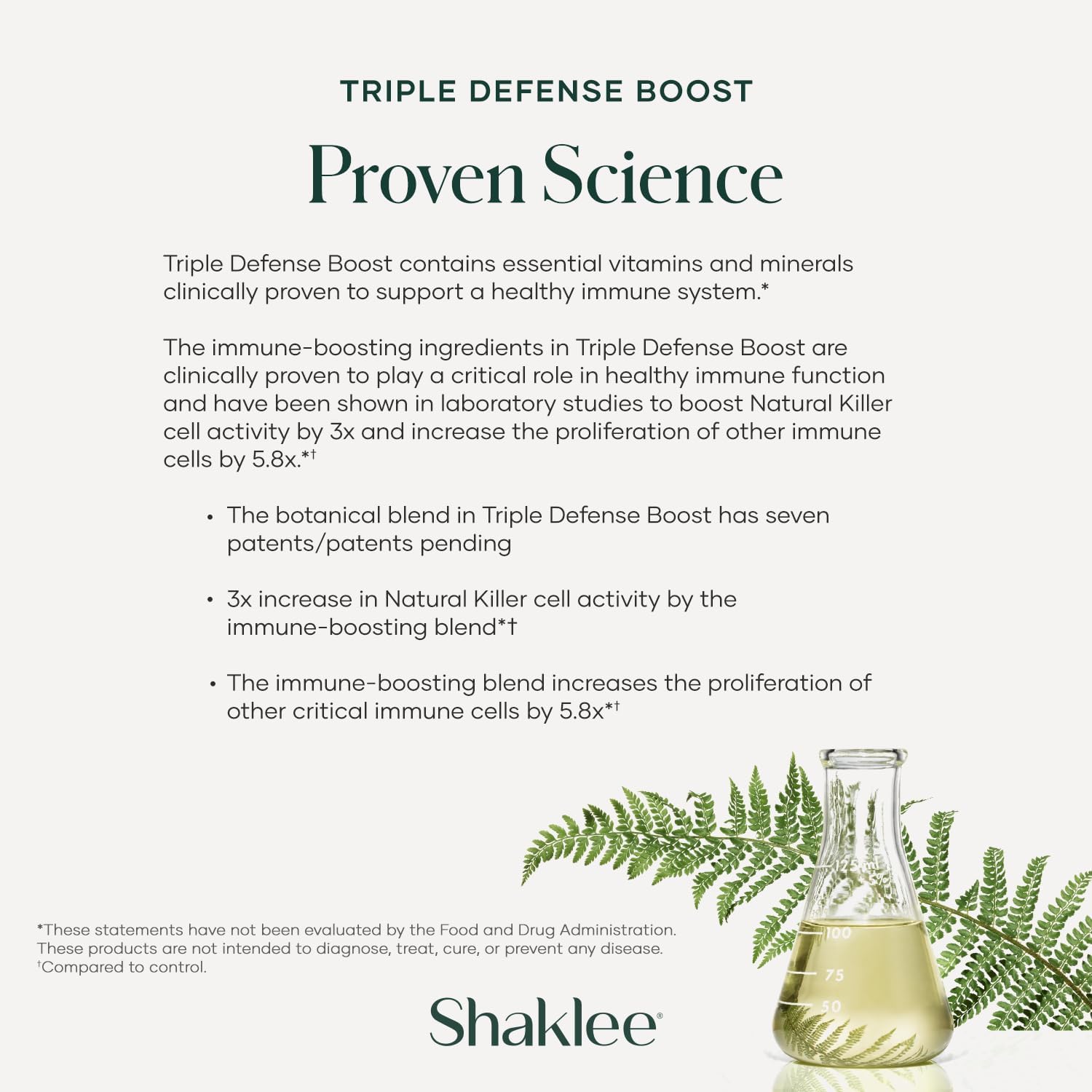 Shaklee Triple Defense support with other supplements