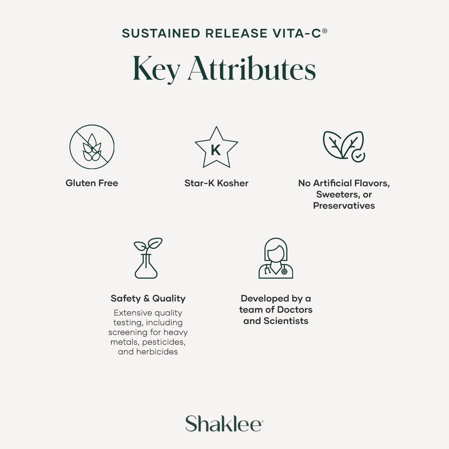 Shaklee Vita-C 500mg capsules with measuring spoon