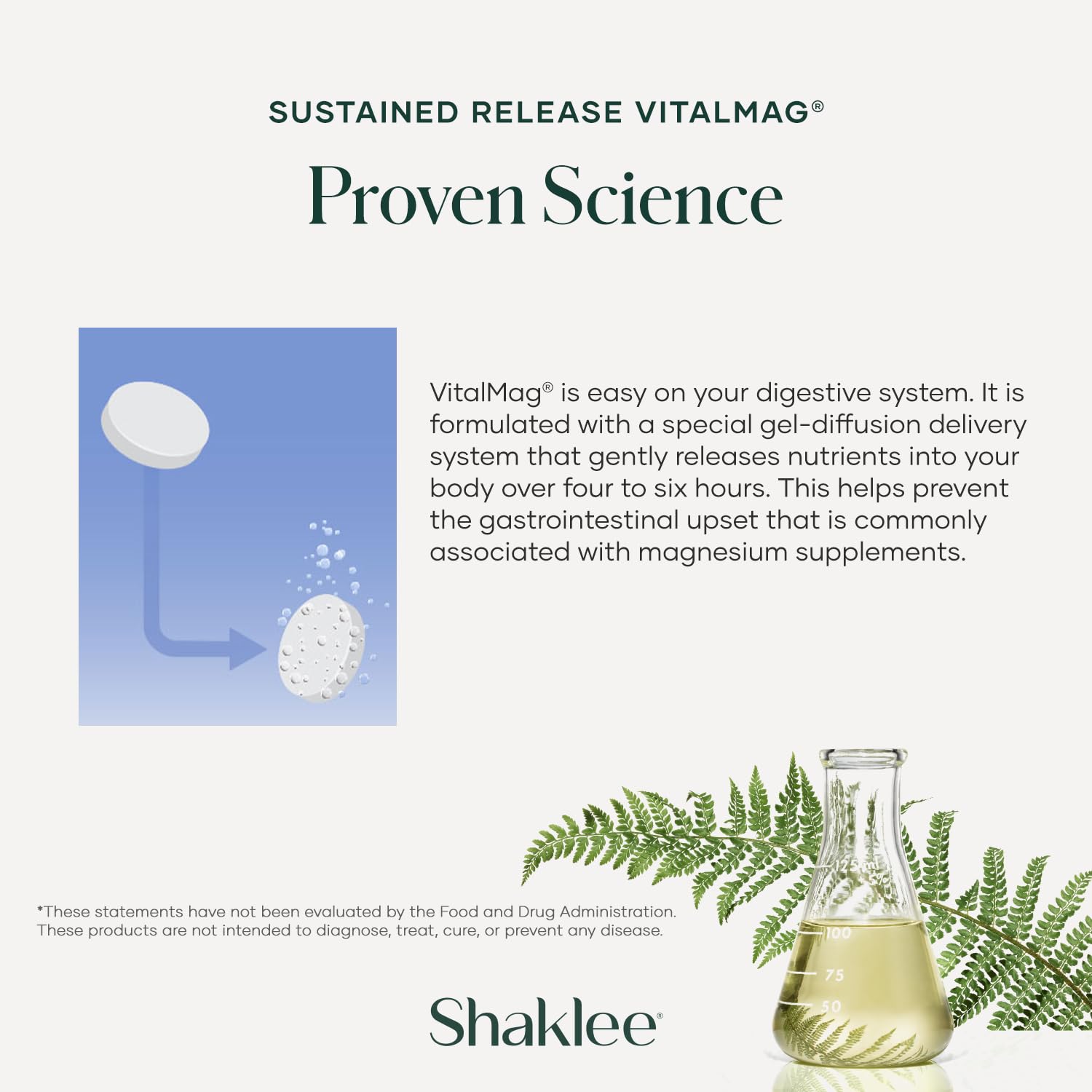 Shaklee VitalMag Magnesium Supplement with a measuring spoon
