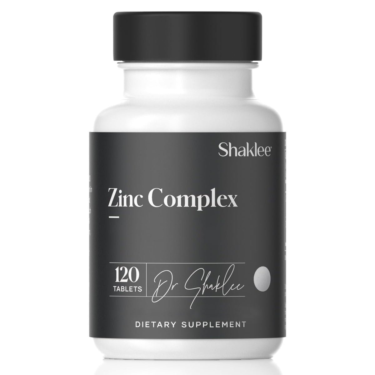 Shaklee Zinc Complex 120 Tablets front view