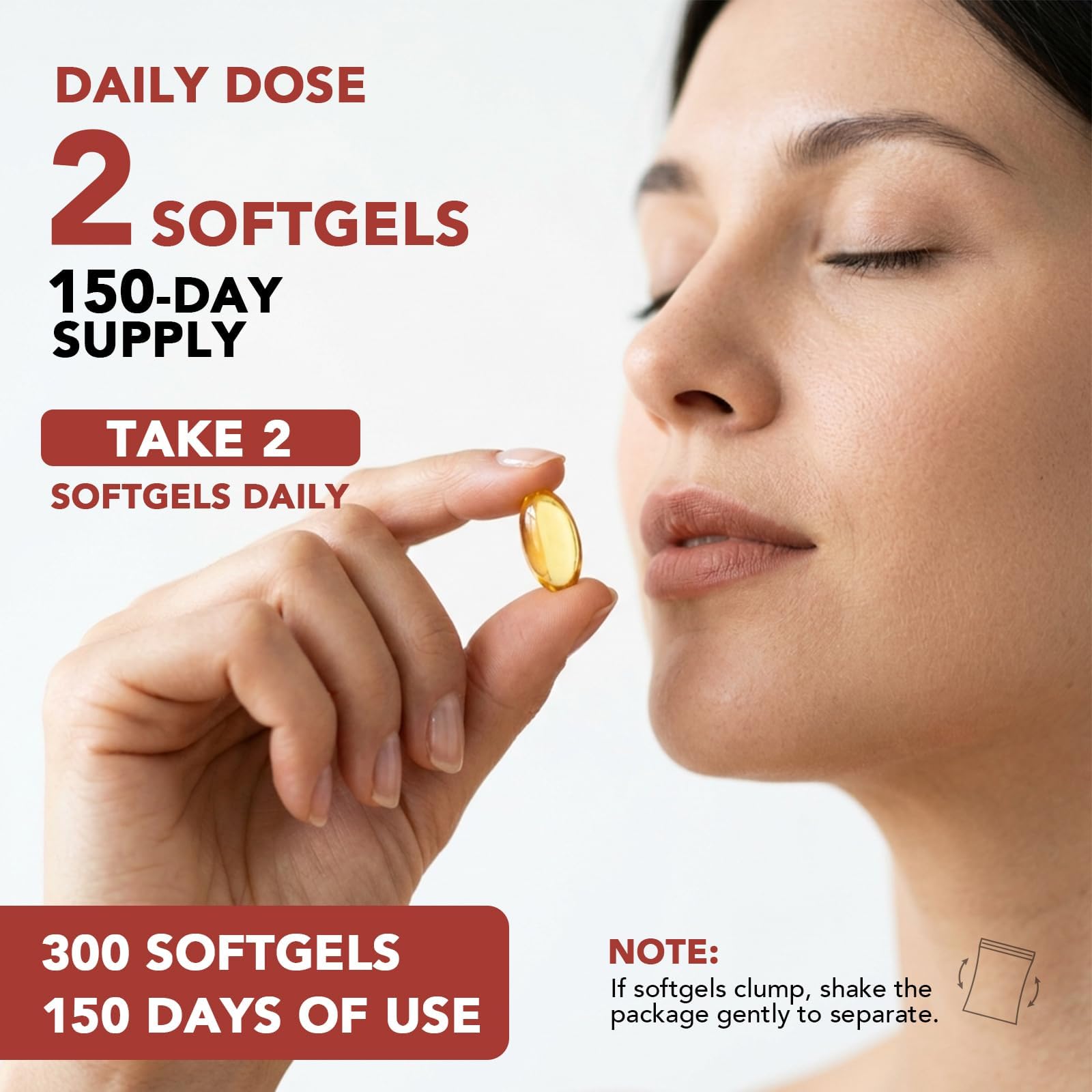 SHAPEINGIRL Garlic Extract 1000mg Softgels with measuring spoon