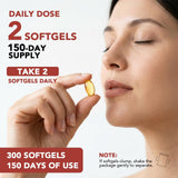 SHAPEINGIRL Garlic Extract 1000mg Softgels with measuring spoon