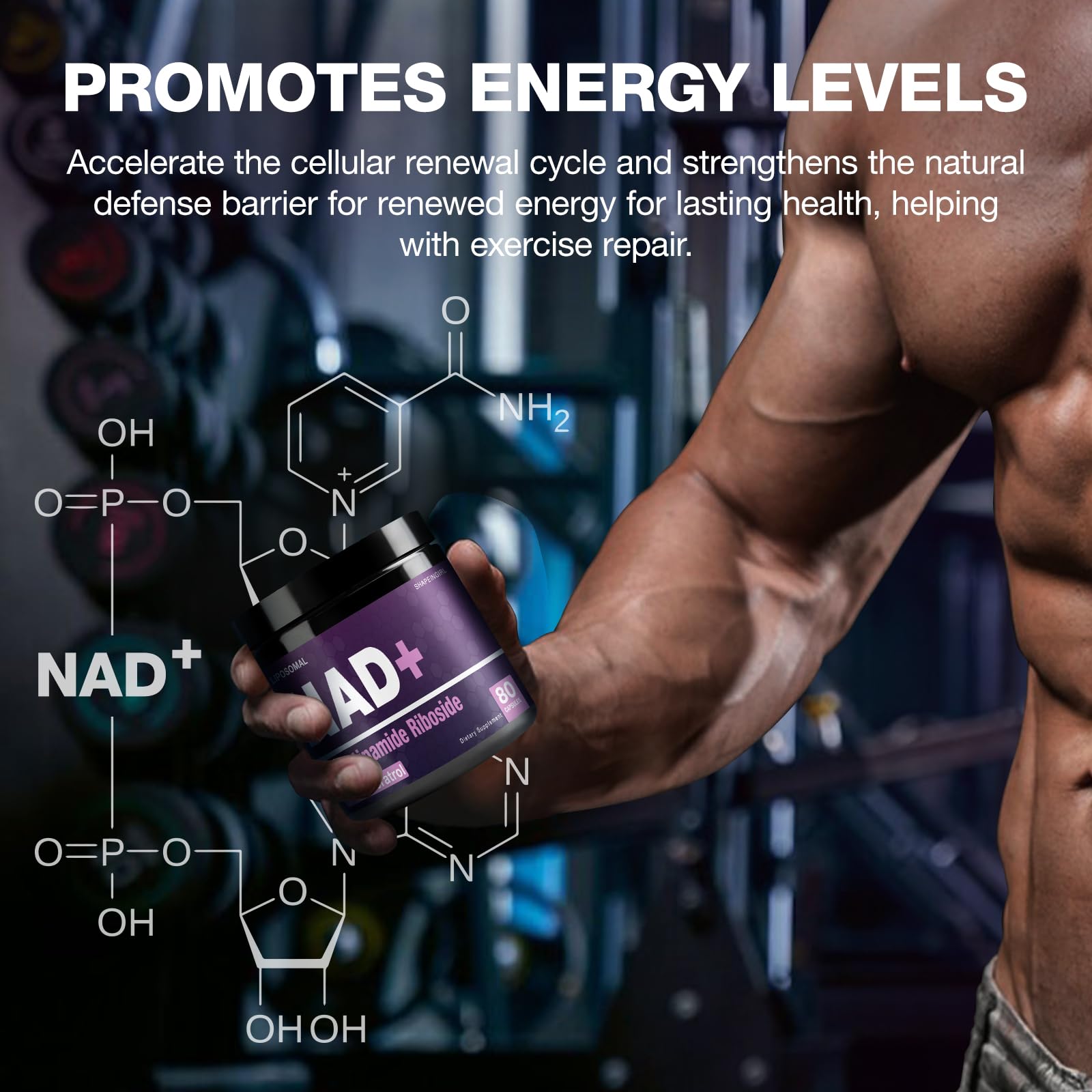 SHAPEINGIRL NAD+ Supplement lifestyle scene