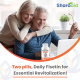Sharoaid Liposomal Fisetin 1500mg softgels nutrition facts
