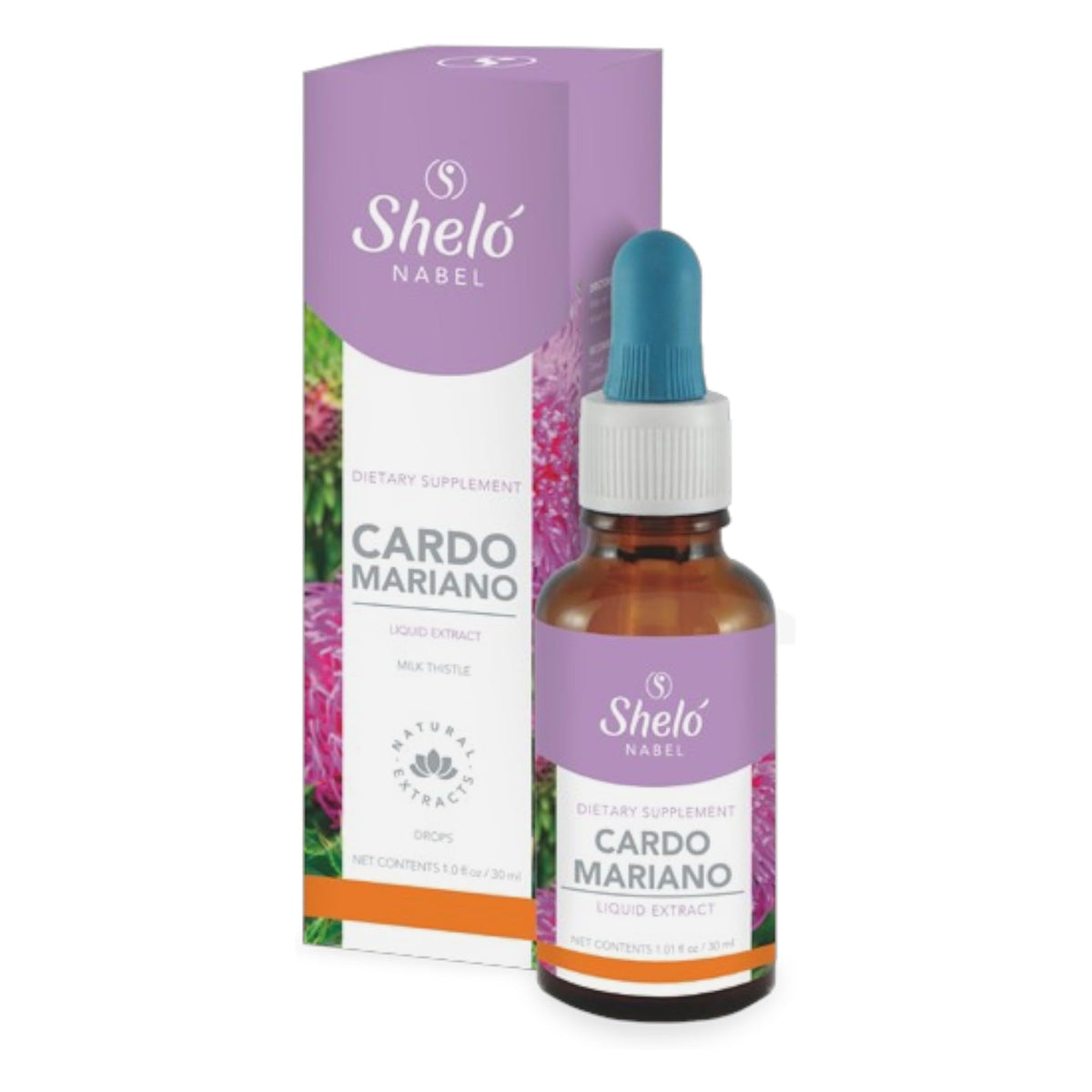 Sheló NABEL Milk Thistle 30ml liquid drops front view