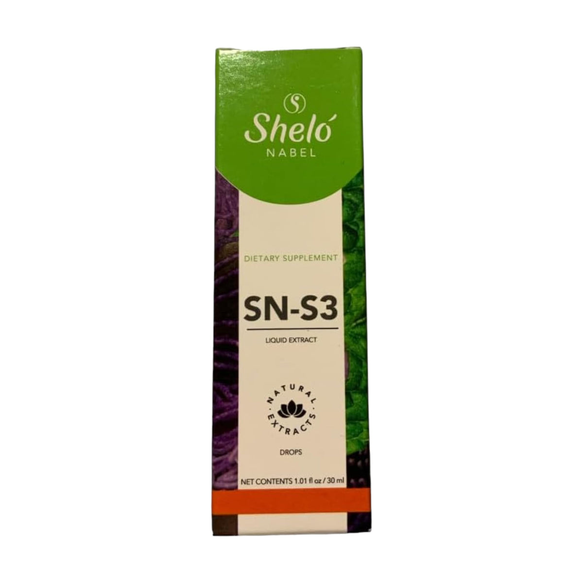 Sheló NABEL SN-S3 herbal supplement drops front view