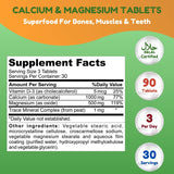 SHIFAA NUTRITION Calcium Magnesium Vitamin D3 Supplement side view
