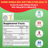SHIFAA NUTRITION Double Strength Halal Fish Oil soft gel close-up