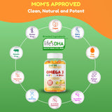 SHIFAA NUTRITION Omega-3 Kids Gummies orange flavour