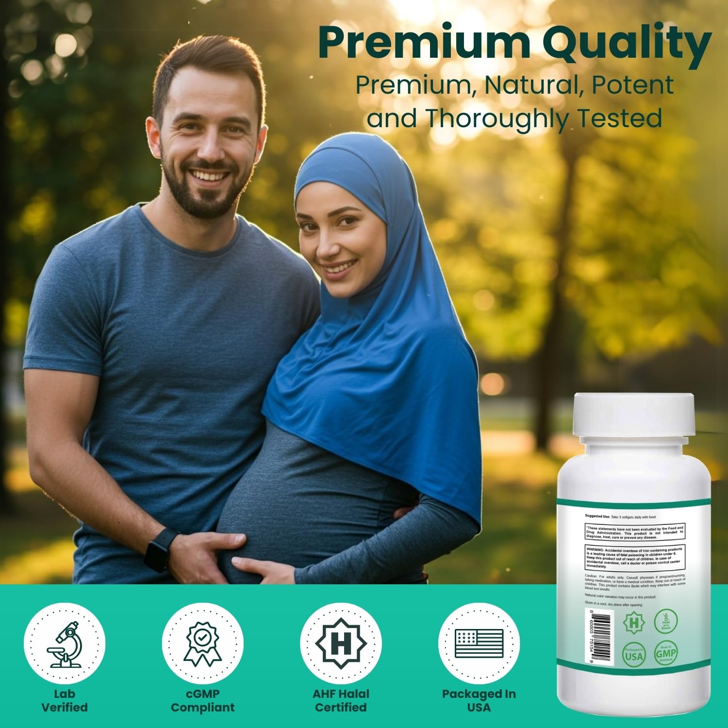 SHIFAA NUTRITION Prenatal Vitamins 237g nutritional information