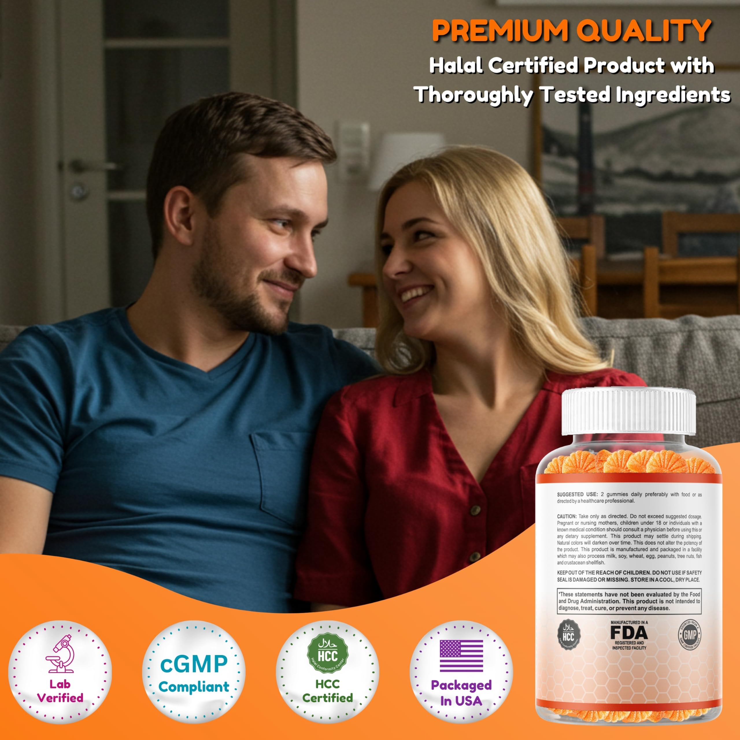SHIFAA NUTRITION Vitamin C Gummies on a table
