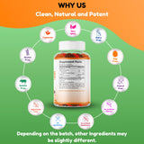 SHIFAA NUTRITION Vitamin D3 Gummies back view packaging