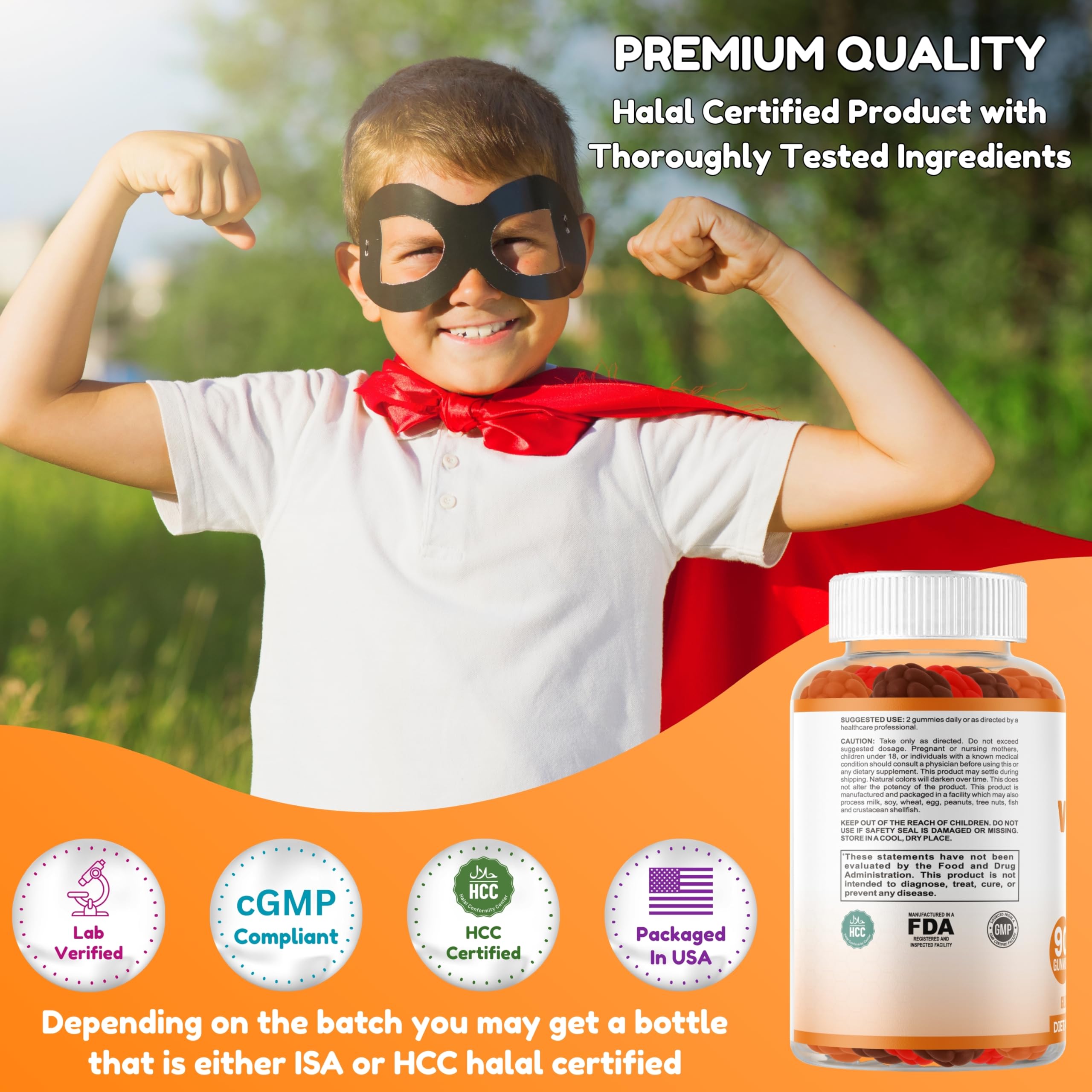 SHIFAA NUTRITION Vitamin D3 Gummies lifestyle scene with family