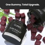 Shilajit Gummies with ingredients displayed