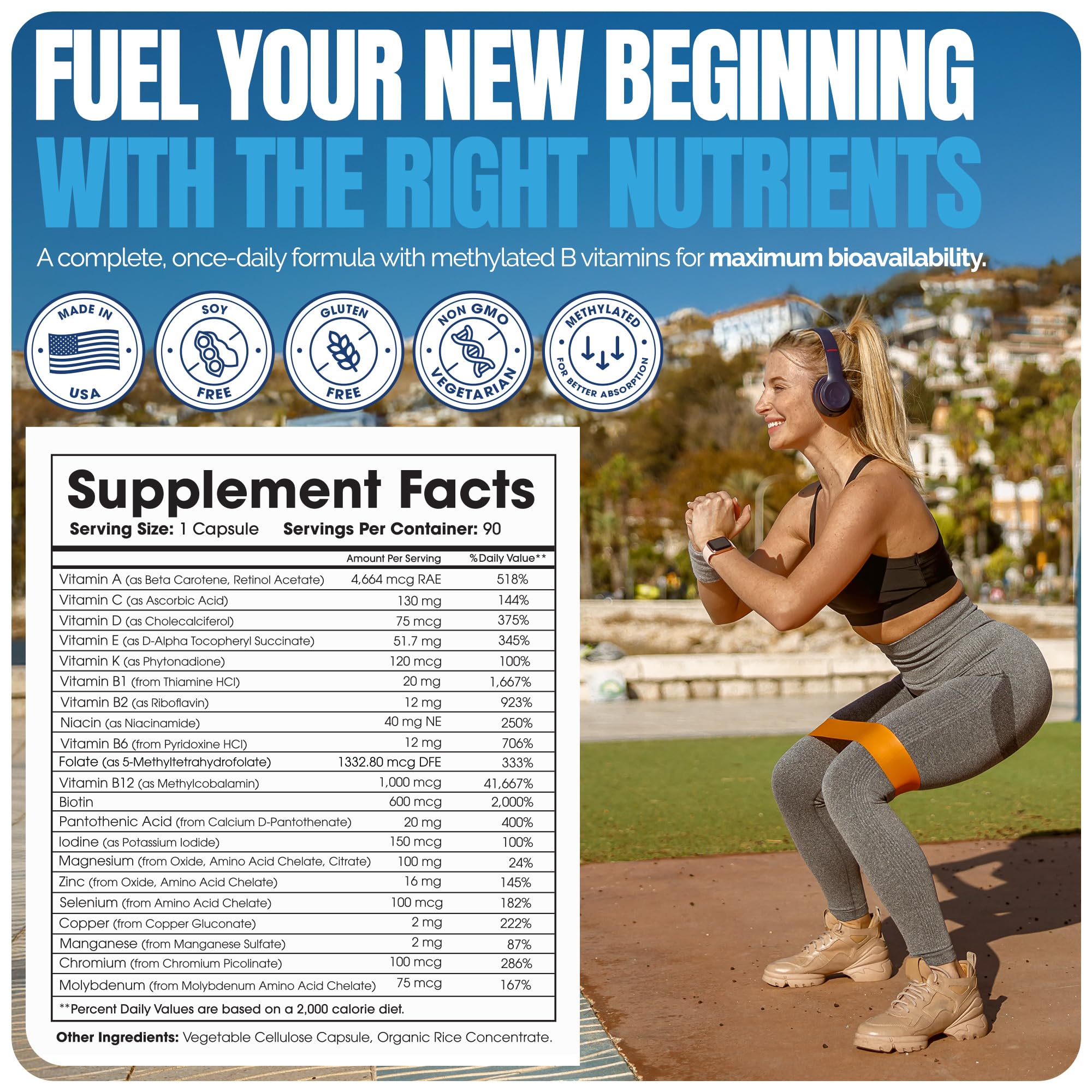 Shiny Leaf Bariatric Multivitamin 100g side view