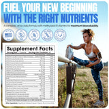 Shiny Leaf Bariatric Multivitamin with Iron 45mg back view