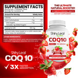 Shiny Leaf CoQ10 100mg chewable supplements packaging