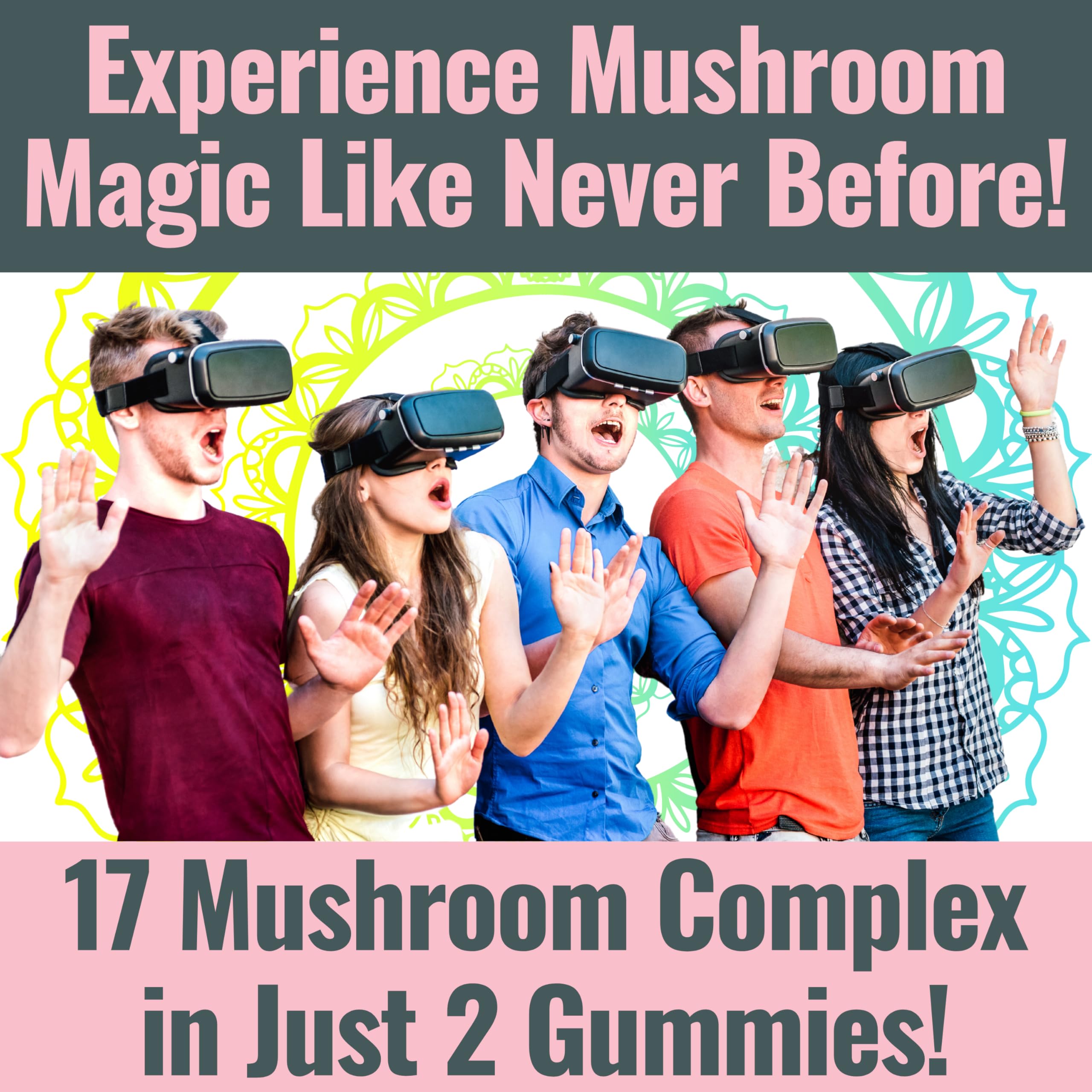 SHIZAM 17 Mushroom Complex Gummies packaging
