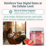 SHIZAM Daily Wellness Gummy Supplement gummies in hand
