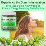 SHIZAM High Fiber Keto Snack Gummies displayed on a kitchen counter