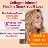 SHIZAM High Fiber Keto Snack Gummies strawberry flavour close-up