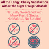 SHIZAM High Fiber Keto Snack Gummies with ingredients list