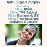 SHIZAM NMN Supplement displayed with other vitamins