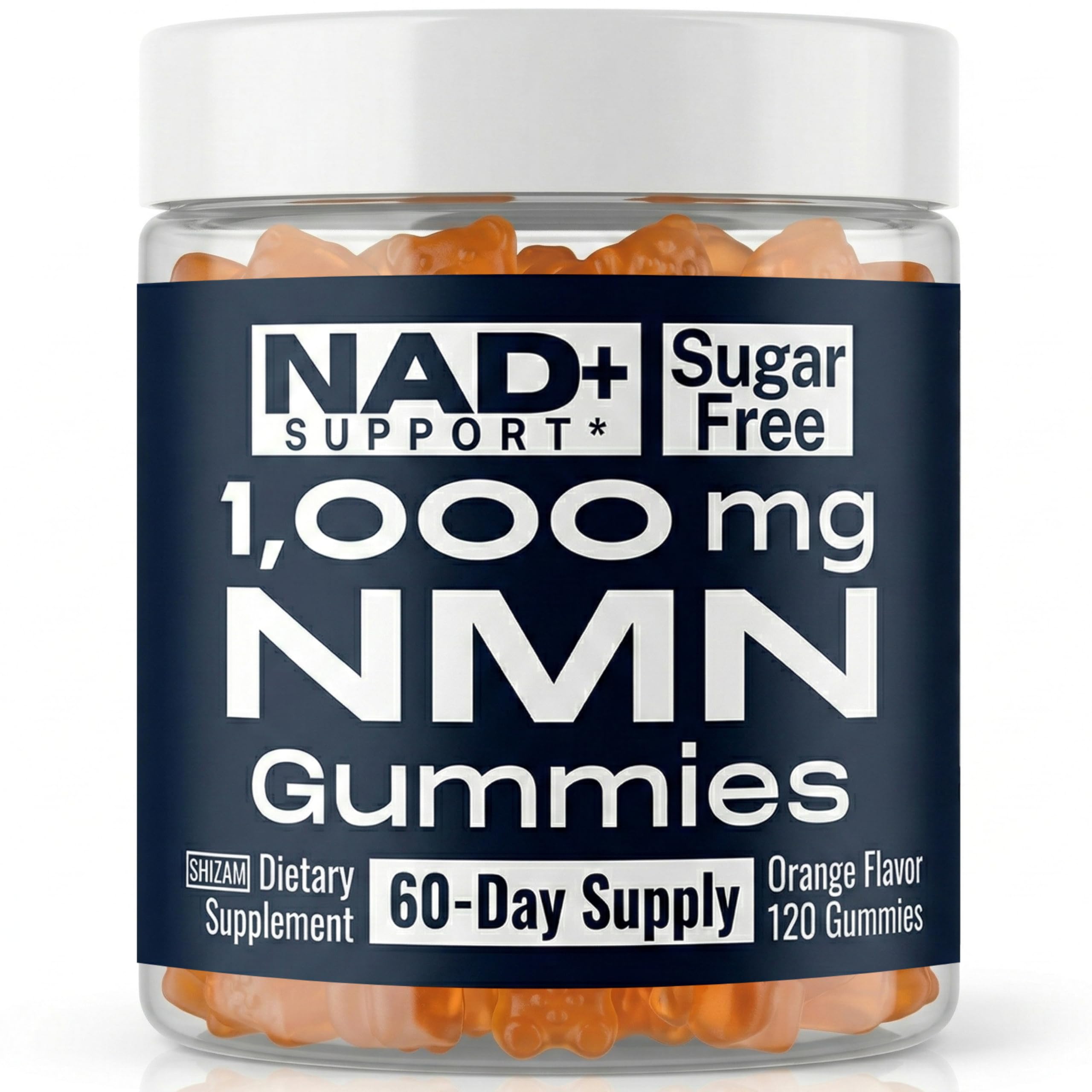 SHIZAM NMN Supplement Gummies 1000mg bottle front view