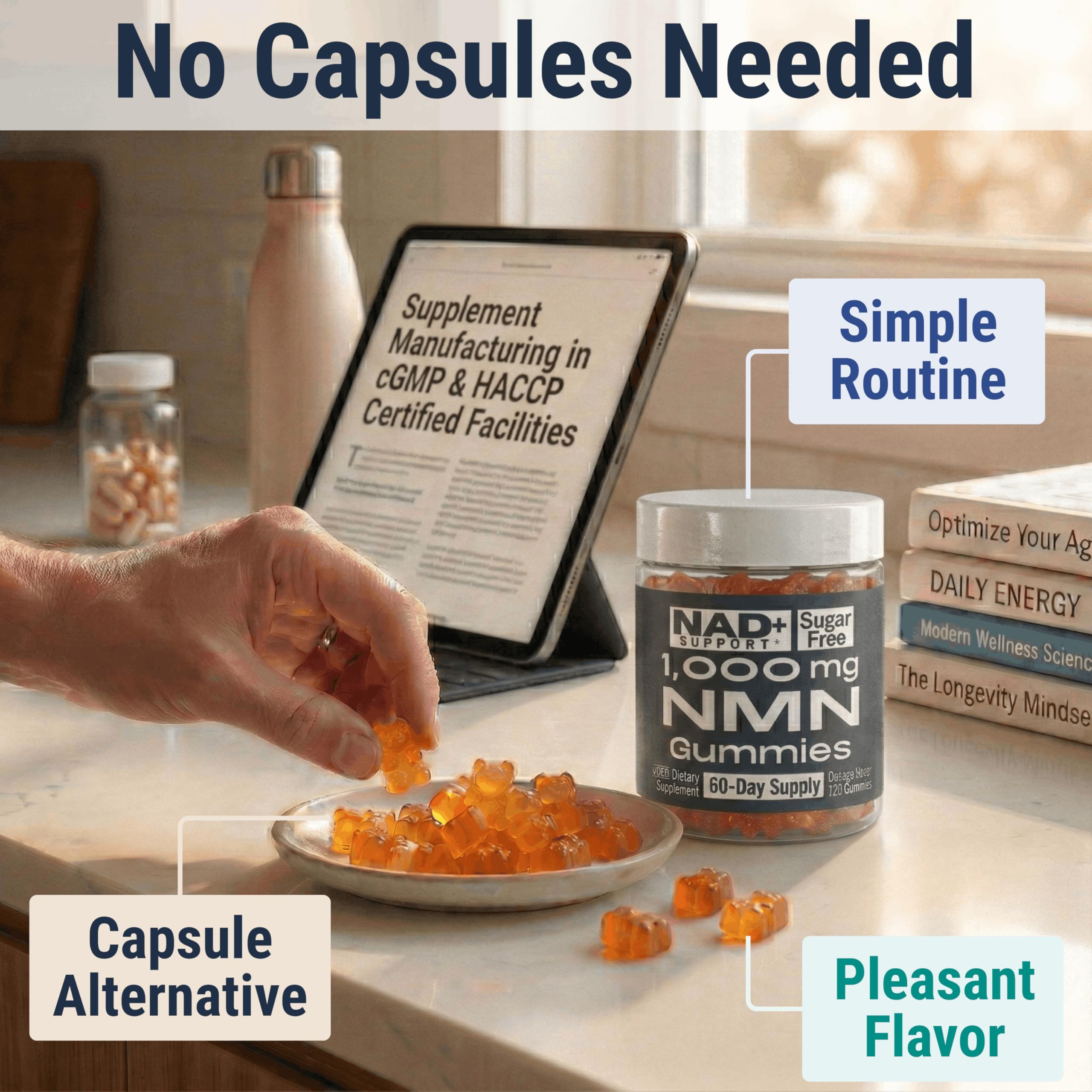 SHIZAM NMN Supplement Gummies 1000mg nutritional information