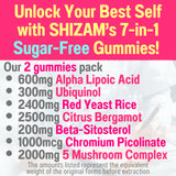SHIZAM Red Yeast Rice 7-in-1 Supplement ingredients list
