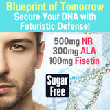 SHIZAM Sugar-Free 5-in-1 NAD+ Gummies close-up of gummies