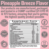 SHIZAM Wellness Gummies lifestyle scene with fresh fruit