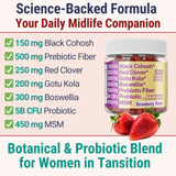 SHIZAM Women's Wellness Gummies on a wooden table