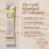 Shore Magic Marine Collagen Supplement 10g Peptides on a kitchen counter